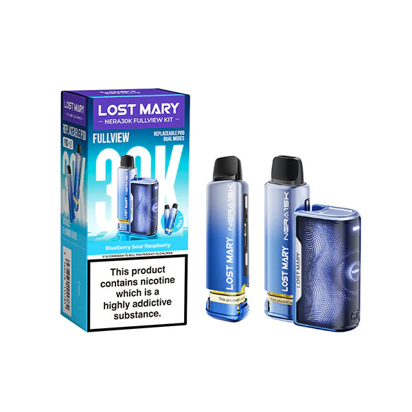 LOST MARY Nera 30K Vape Kit Blue Sour Raspberry