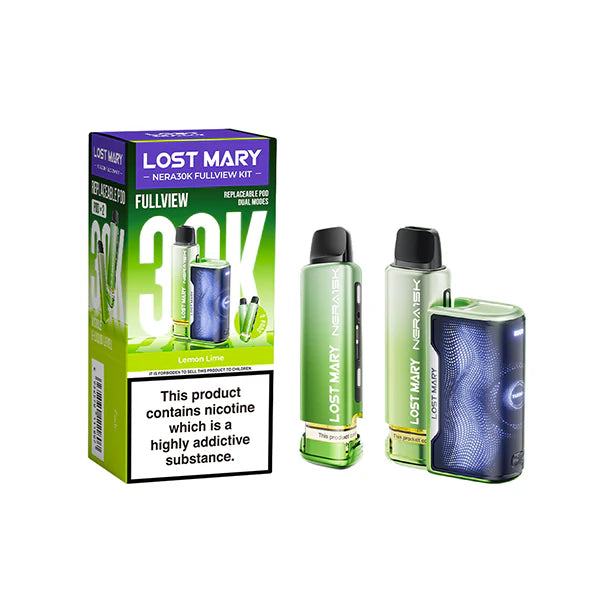 LOST MARY Nera 30K Vape Kit Lemon Lime