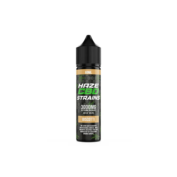 Haze CBD Strains 3000mg CBD E-Liquid 50ml Shortfill