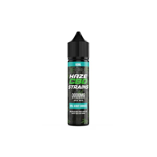 Haze CBD Strains 3000mg CBD E-Liquid 50ml Shortfill