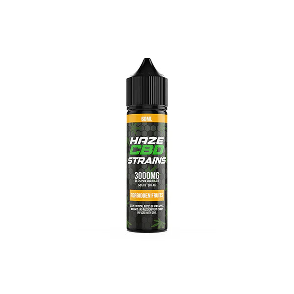 Haze CBD Strains 3000mg CBD E-Liquid 50ml Shortfill