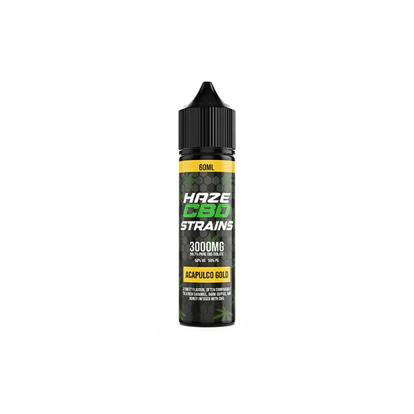 Haze CBD Strains 3000mg CBD E-Liquid 50ml Shortfill