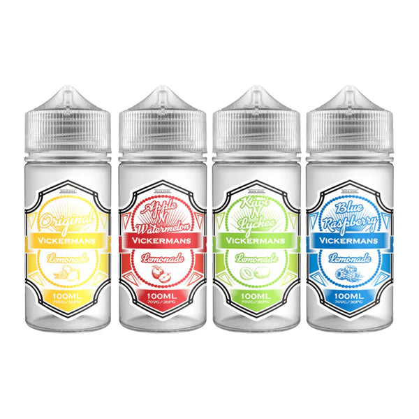 Vickermans Lemonade 100ml Shortfill 0mg (70VG/30PG) Vape Liquid