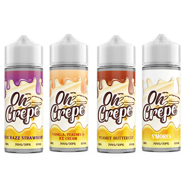 Oh Crêpe 100ml 0mg Shortfill (70VG/30PG) Vape Liquid