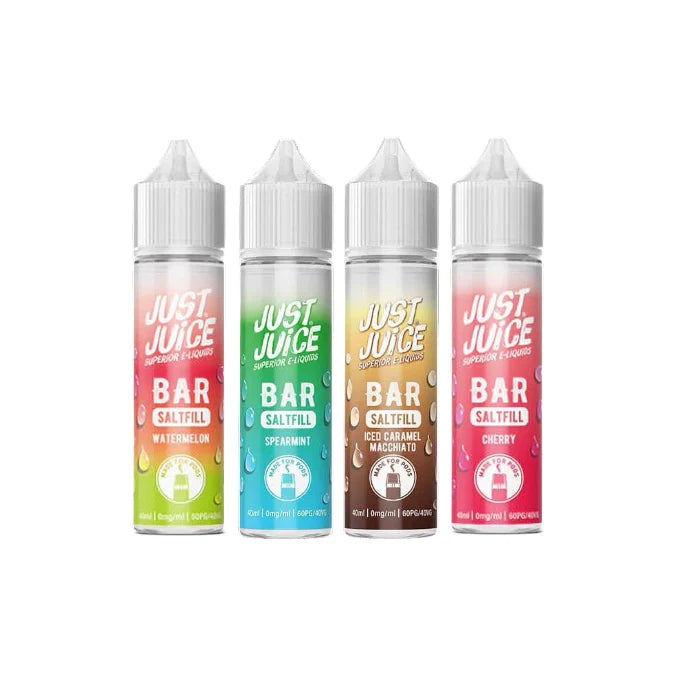 Just Juice Bar 0mg Saltfill 40ml (40VG/60PG) Vape Juice