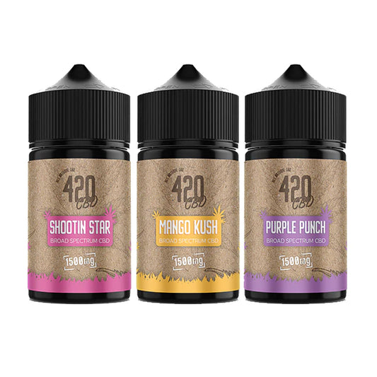 420 E-liquids 1500mg Broad-Spectrum CBD E-Liquid (40VG/60PG)