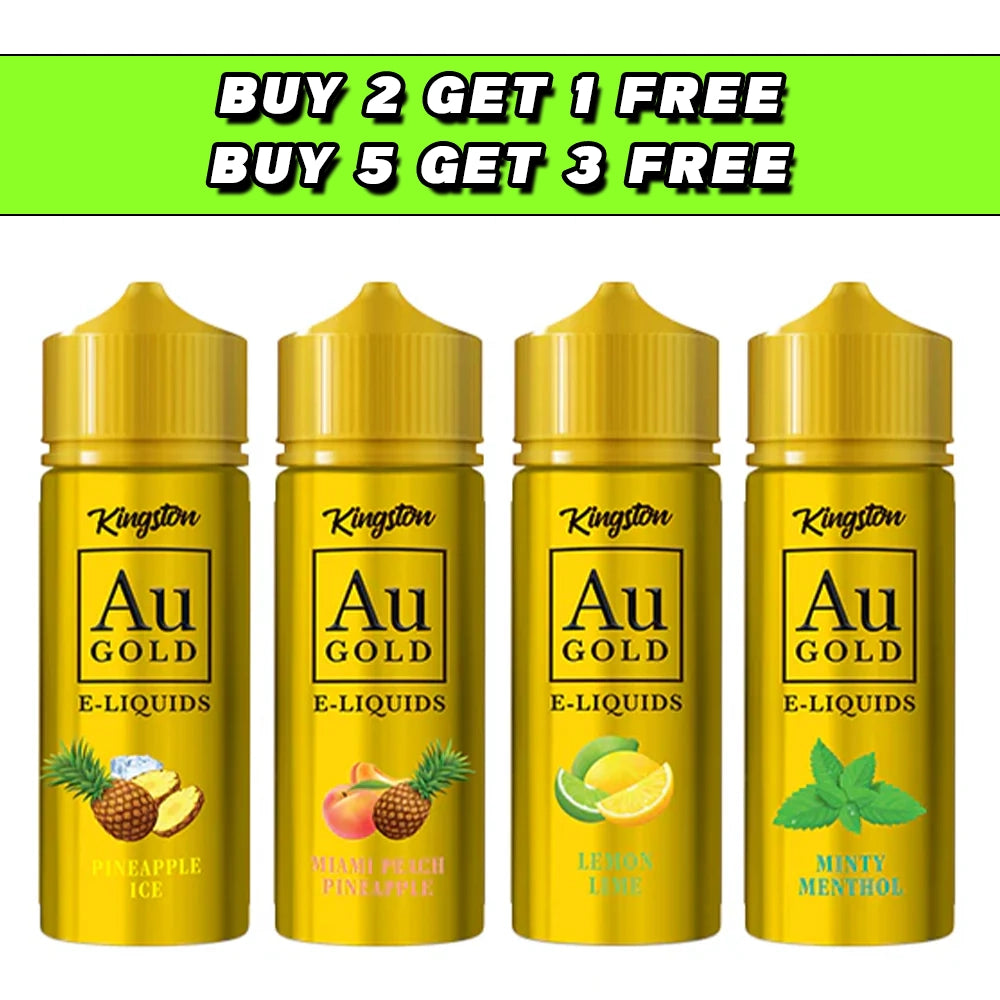 Kingston AU Gold 100ml 0mg Shortfill E-liquid (70VG/30PG)