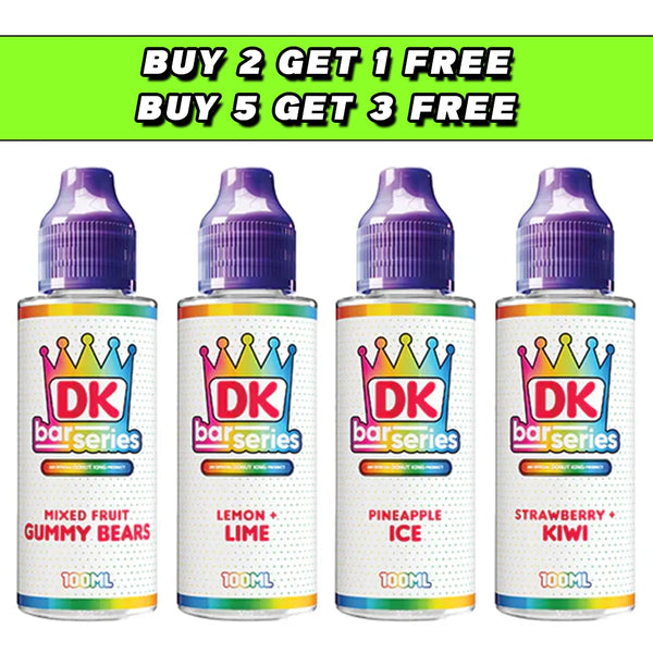 DK Bar Series 100ml Shortfill E-liquid 0mg (50VG/50PG)