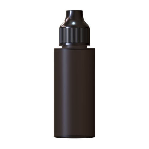 Black / Black 120ml e-Flip & Click® Shortfill Bottle (PET)