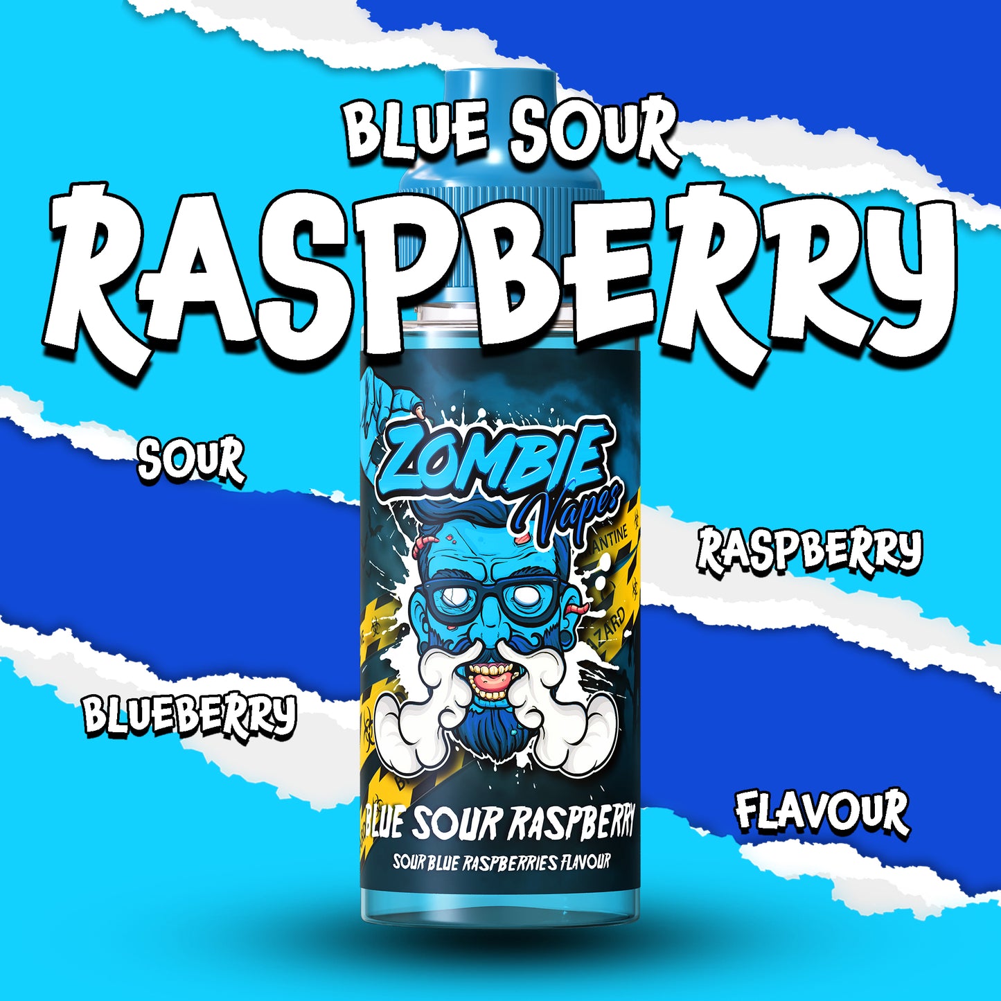 Blue Sour Raspberry Shortfill Vape Juice