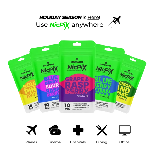 Crystalize Nicotine Toothpicks | NicPix 10mg Pack