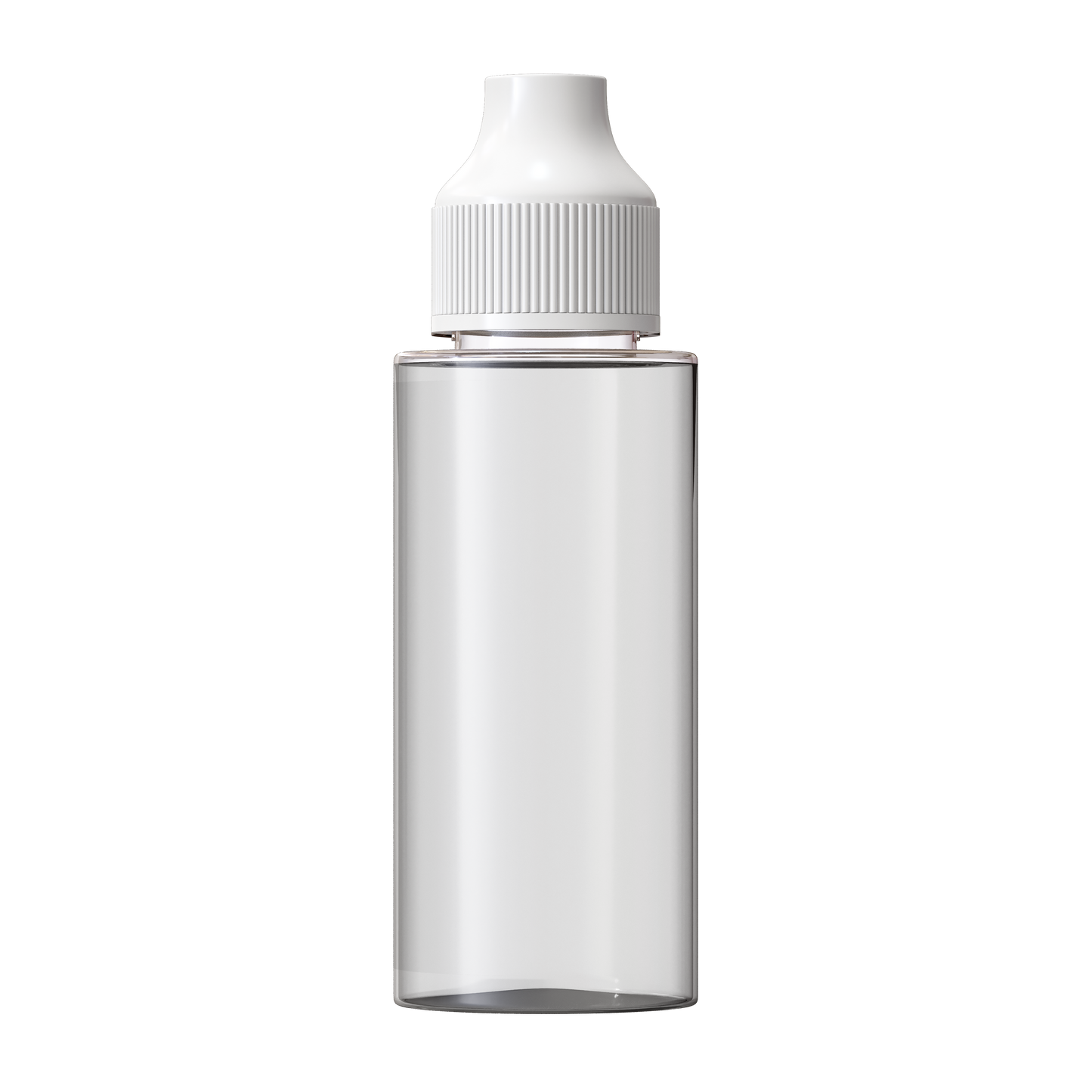 Clear / White 120ml e-Flip & Click® Shortfill Bottle (PET)