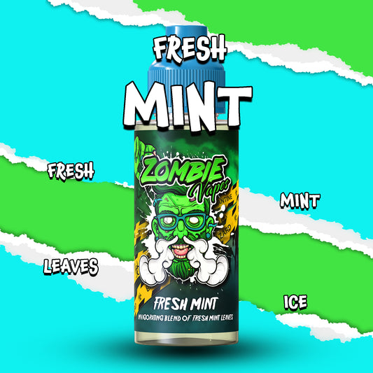 Fresh Mint Vape Liquid by Zombie Vapes