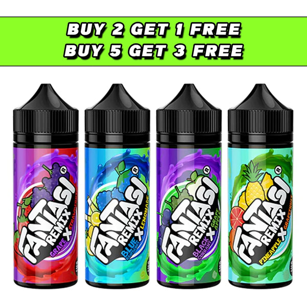 Fantasi Remix 100ml 0mg Shortfill E-Liquid (70VG/30PG)
