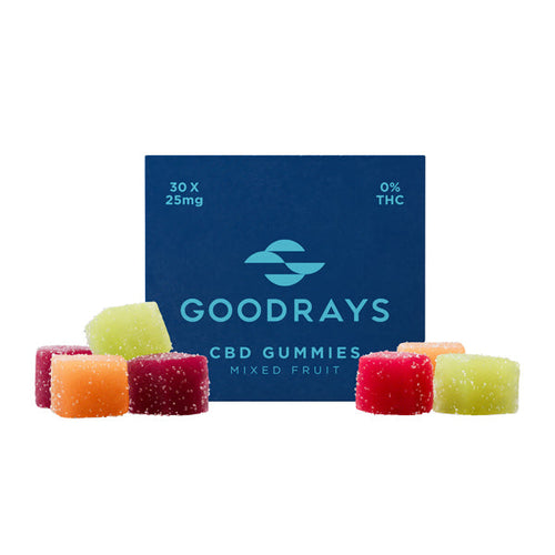 Default Title Goodrays 750mg CBD Mixed Gummies - 30 Pieces
