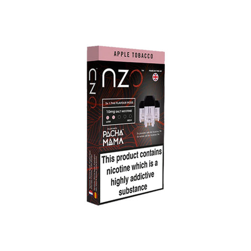 Apple Tobacco Pacha Mama NZO Salt Cartridges 10mg Nic Salt (50VG/50PG)