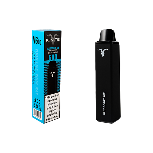 Blueberry Ice IGNITE V600 20mg Disposable 600 Puff