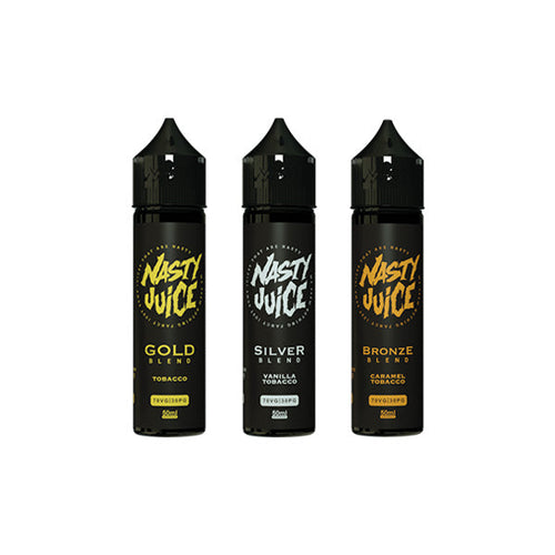 Nasty Juice Tobacco 50ml Shortfill 0mg (70VG/30PG)