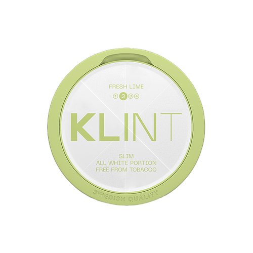 Default Title Klint Fresh Lime Slim 8mg Nicotine Pouches - 20 Pouches