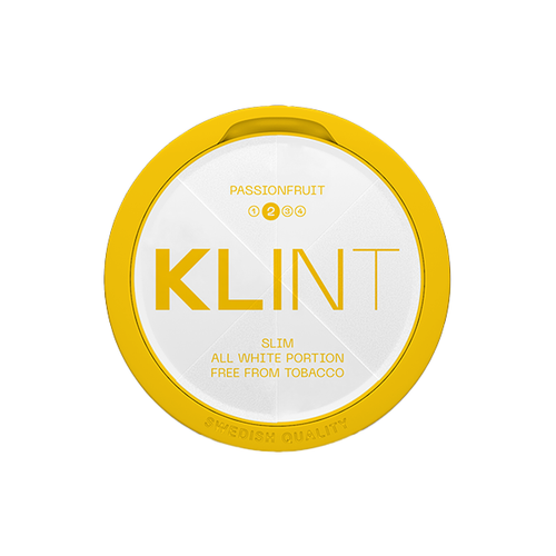 Default Title Klint Passion Fruit Slim 8mg Nicotine Pouches - 20 Pouches