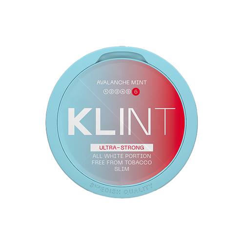 Default Title Klint Avalanche Mint 25mg Nicotine pouches - 20 Pouches