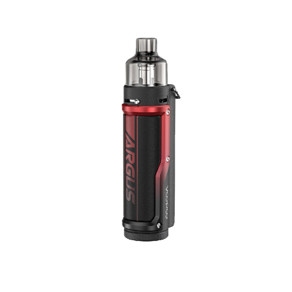 Litchi Leather & Red Voopoo Argus Pro Pod Kit