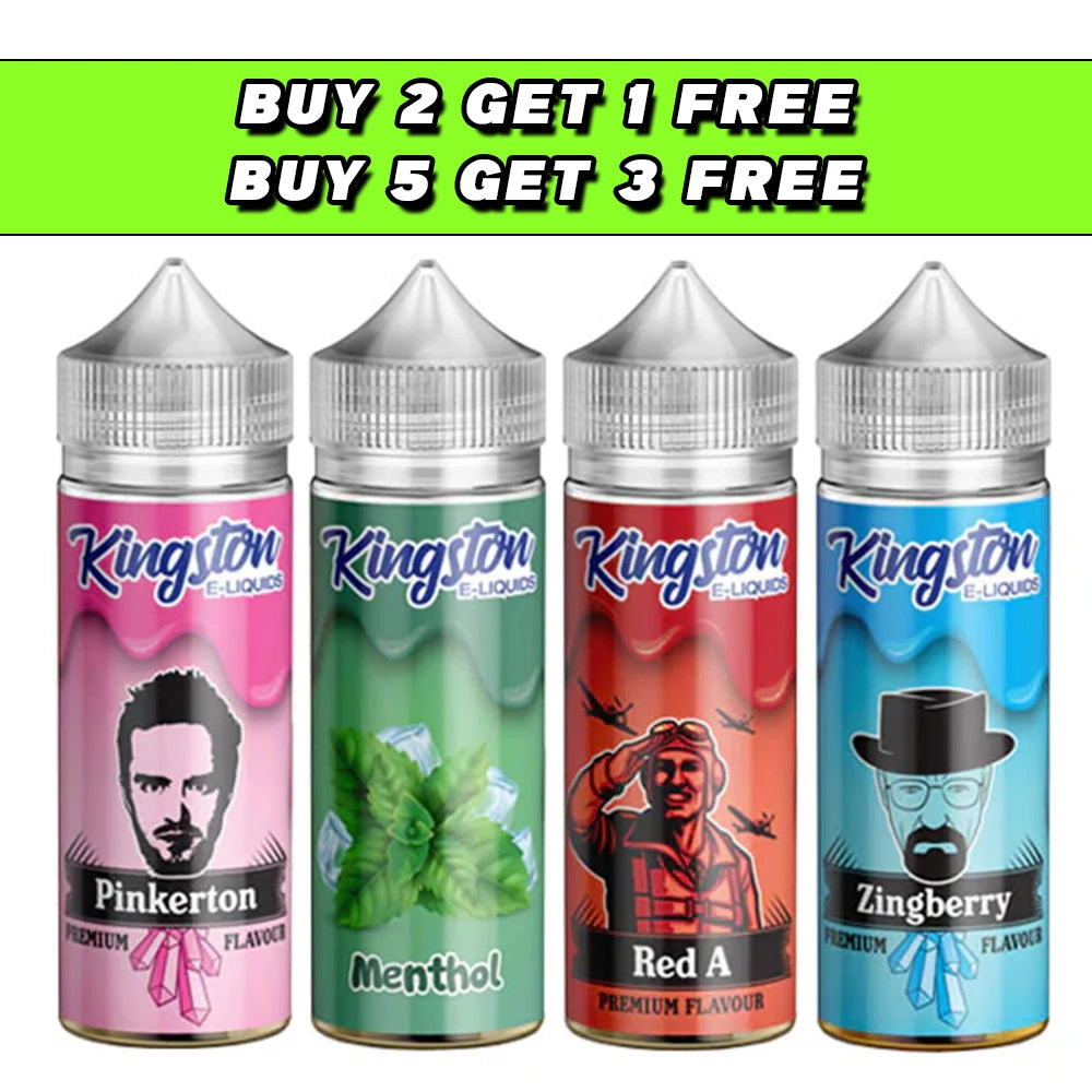 Kingston 120ml Shortfill 0mg (70VG/30PG)