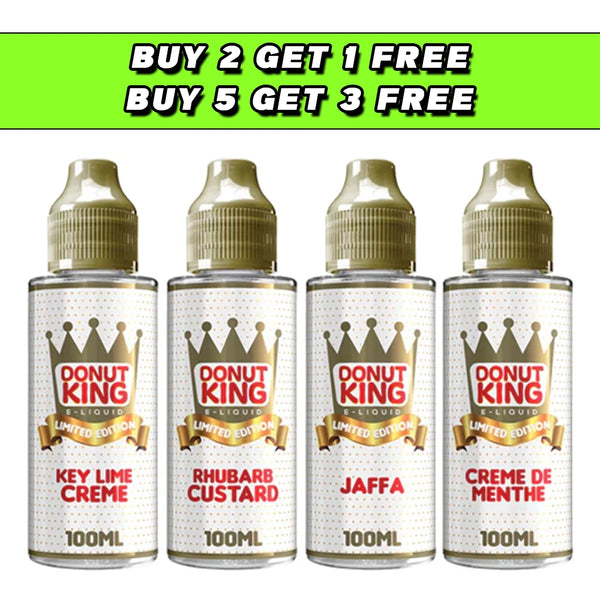 Donut King Limited Edition 100ml Shortfill 0mg (70VG/30PG)