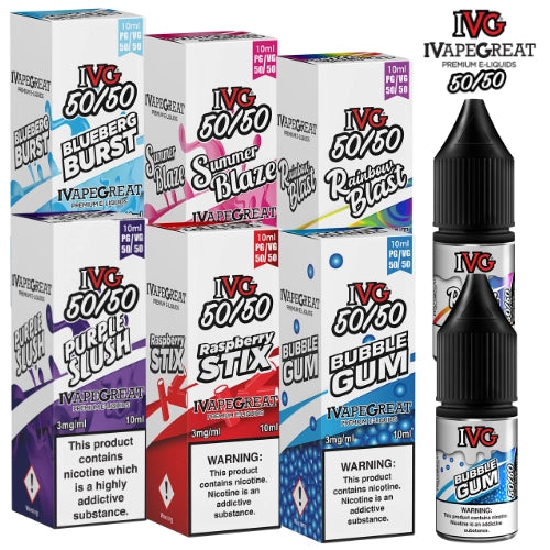 IVG Freebase 50/50 E Liquid 3mg