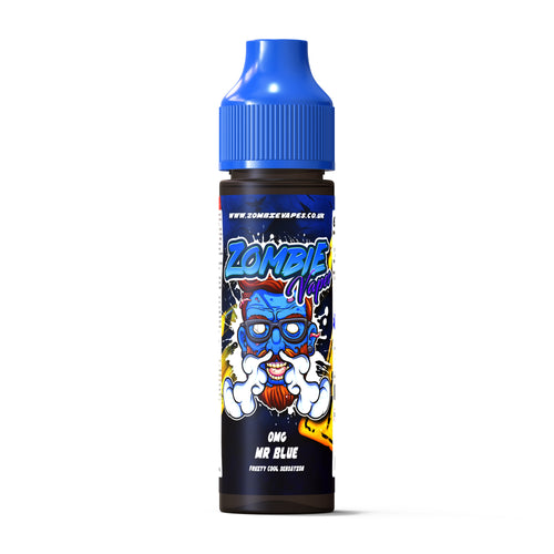 Mr Blue 50ml 70/30 E Liquid - Zombie Vapes
