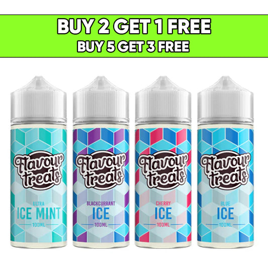 Ohm Boy Flavour Treats Ice 100ml Shortfill 0mg (70VG/30PG)