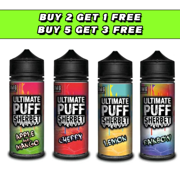 Ultimate Puff Sherbet 0mg 100ml Shortfill (70VG/30PG)