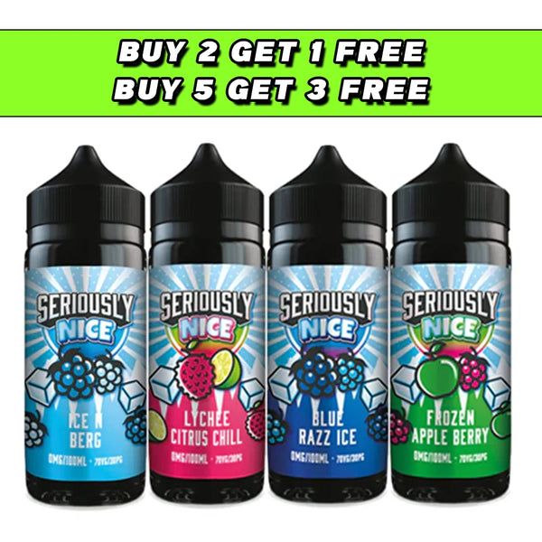 Doozy Vape Seriously Nice 100ml Shortfill 0mg (70VG/30PG)