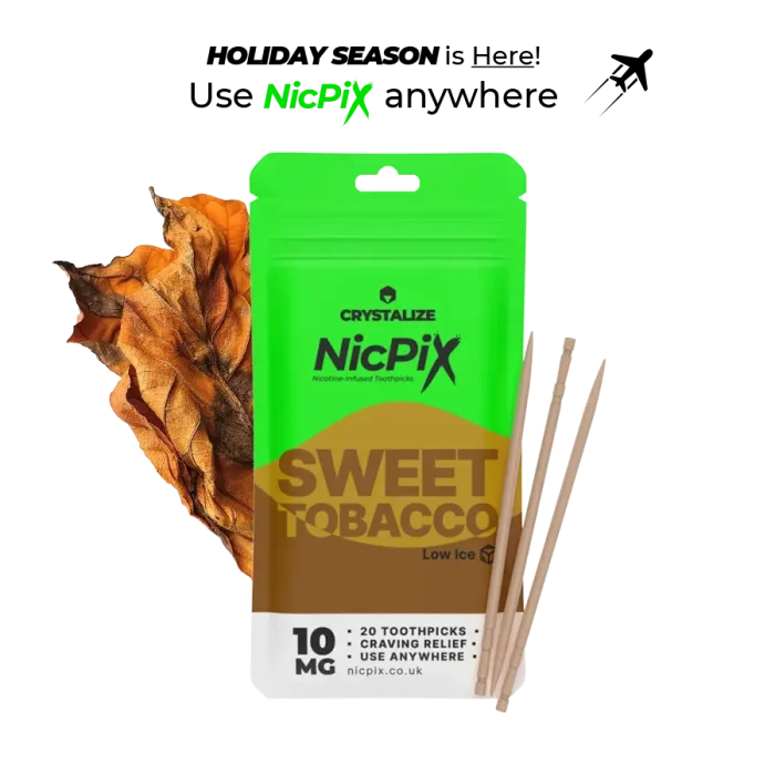 Crystalize Nicotine Toothpicks | NicPix 10mg Pack