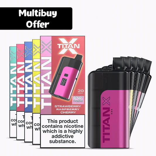 Titan X 10k Puff 20mg Prefilled Pod Vape Kit