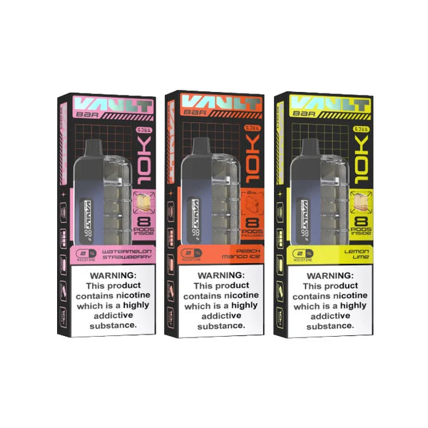 Vault Bar 10K 20mg Prefilled Pod Vape Kit