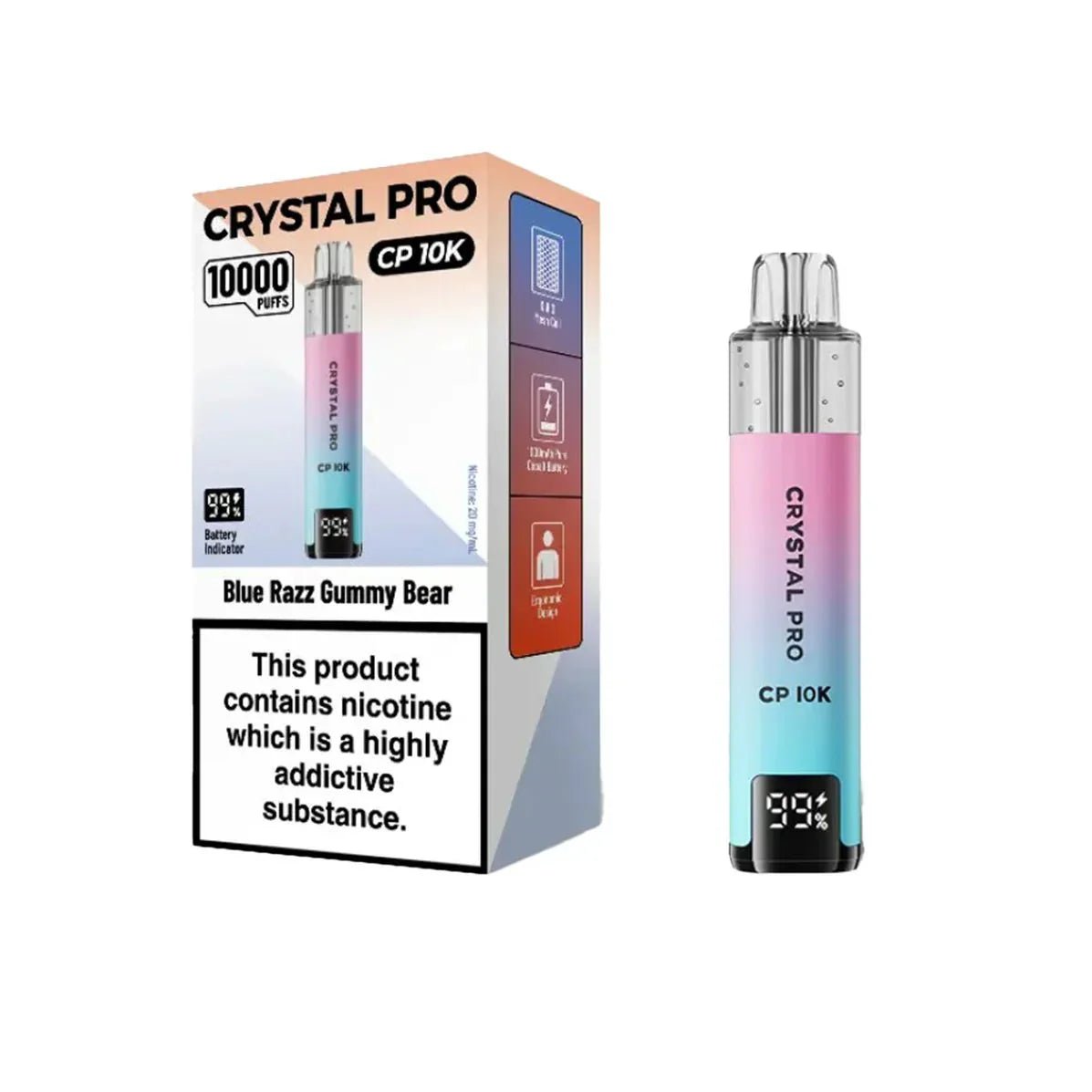 Crystal Pro CP 10K Prefilled Pod Kit