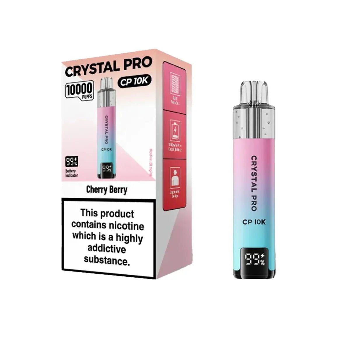 Crystal Pro CP 10K Prefilled Pod Kit