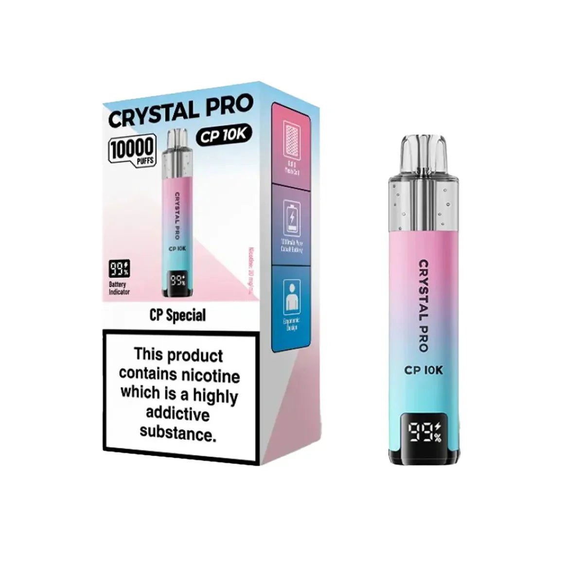 Crystal Pro CP 10K Prefilled Pod Kit