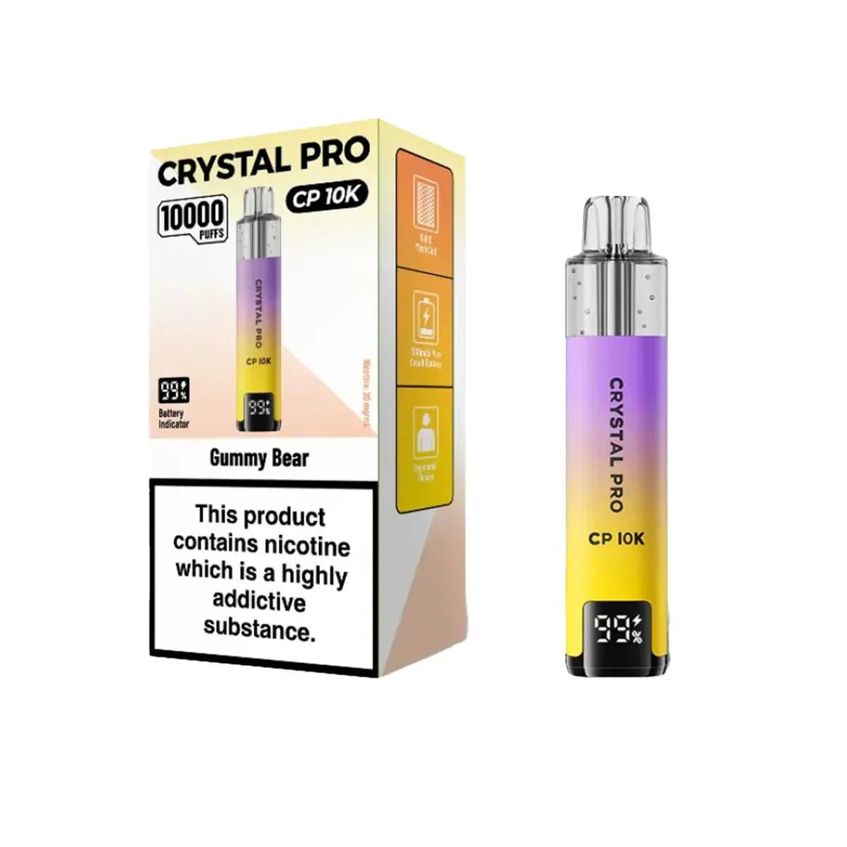Crystal Pro CP 10K Prefilled Pod Kit