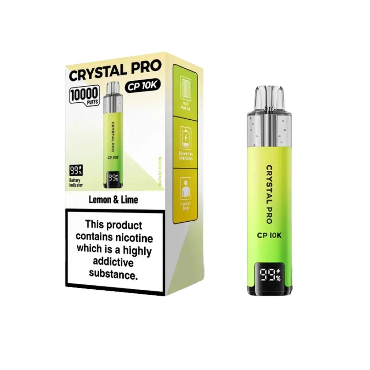 Crystal Pro CP 10K Prefilled Pod Kit