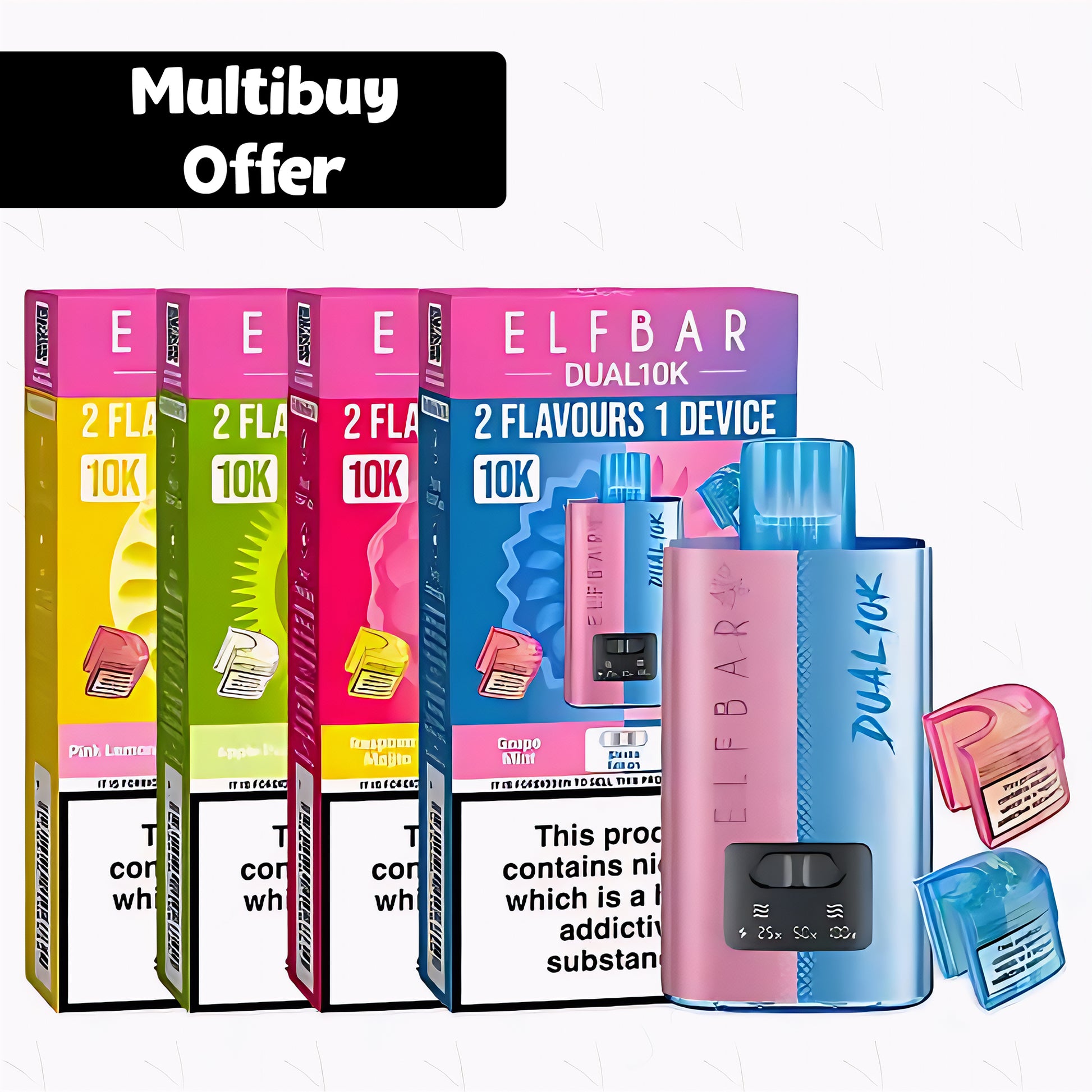 Elf Bar Dual 10K 20mg Pod Vape Kit