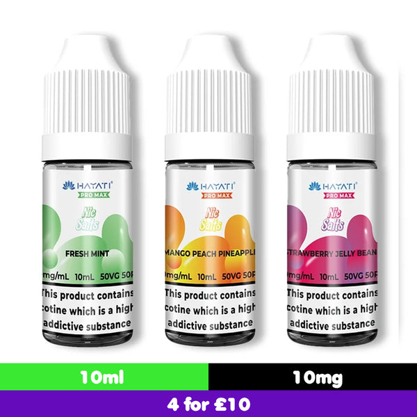 Hayati Pro Max 10mg Nic Salts 10ml (50VG/50PG)