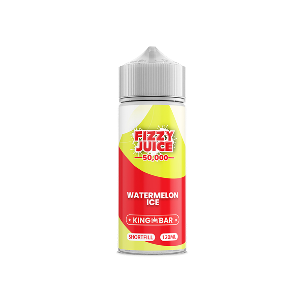 Watermelon Ice Fizzy Juice King Bar 100ml Shortfill 0mg (70VG/30PG)