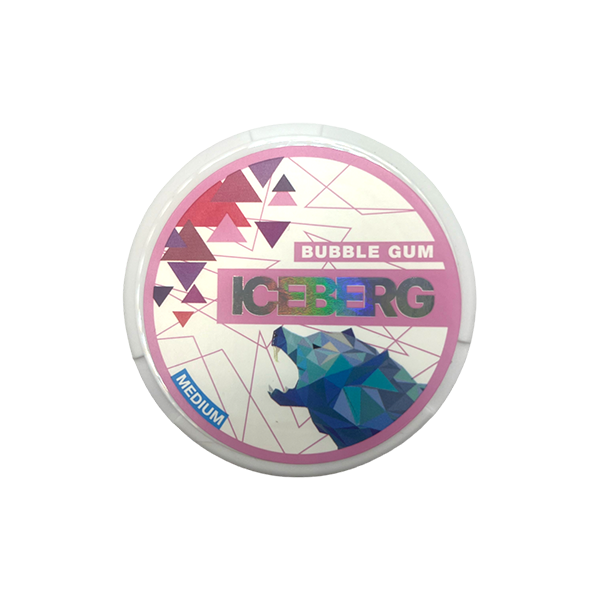 Default Title Iceberg Bubblegum 20mg Nicotine Pouches - 20 Pouches