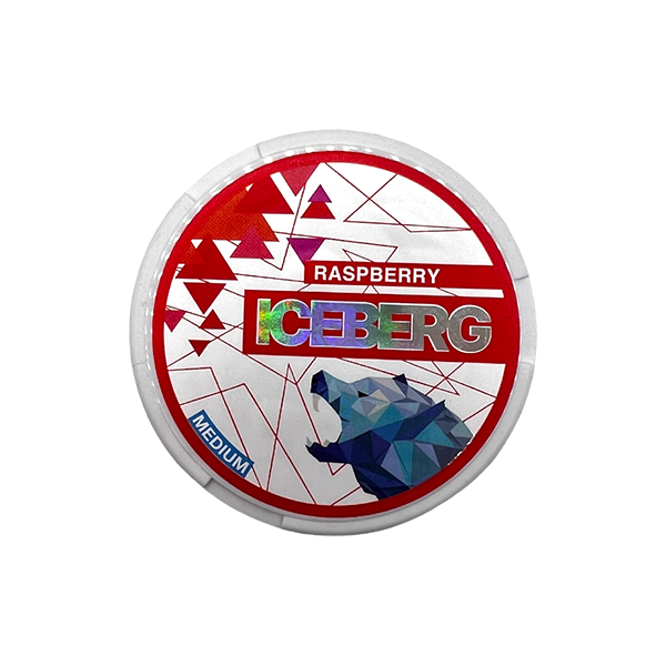 Default Title Iceberg Raspberry 20mg Nicotine Pouches - 20 Pouches