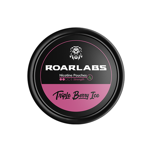 6mg Roar Labs Triple Berry Ice Nicotine Pouch - 20 Pouches - Zombie Vapes