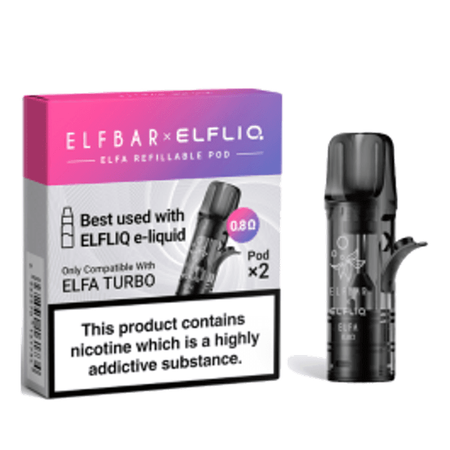 Elfa Turbo - Elfliq Elfa Refillable Pods - 2 Pack