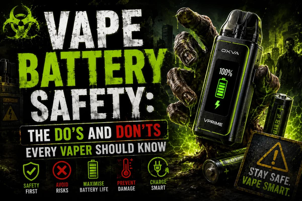 Vape Battery Safety: The Do's and Don'ts Every Vaper Should Know