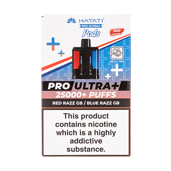 Hayati Pro Ultra Plus 25000 Prefilled Pod & Refill Container